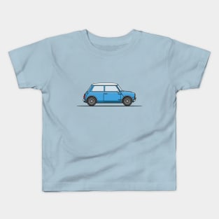Classic Mini Cooper - Blue Kids T-Shirt
